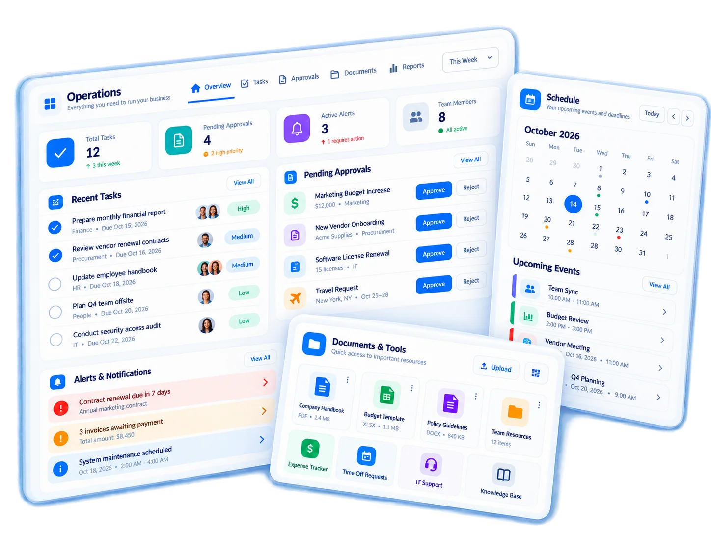 Essentials product interface